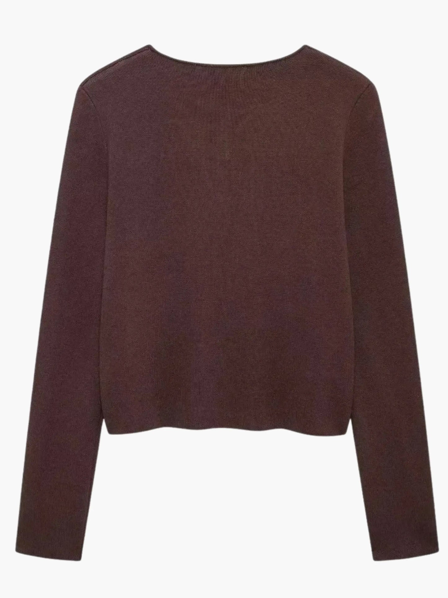 Damen Doppelreihiger Strickcardigan
