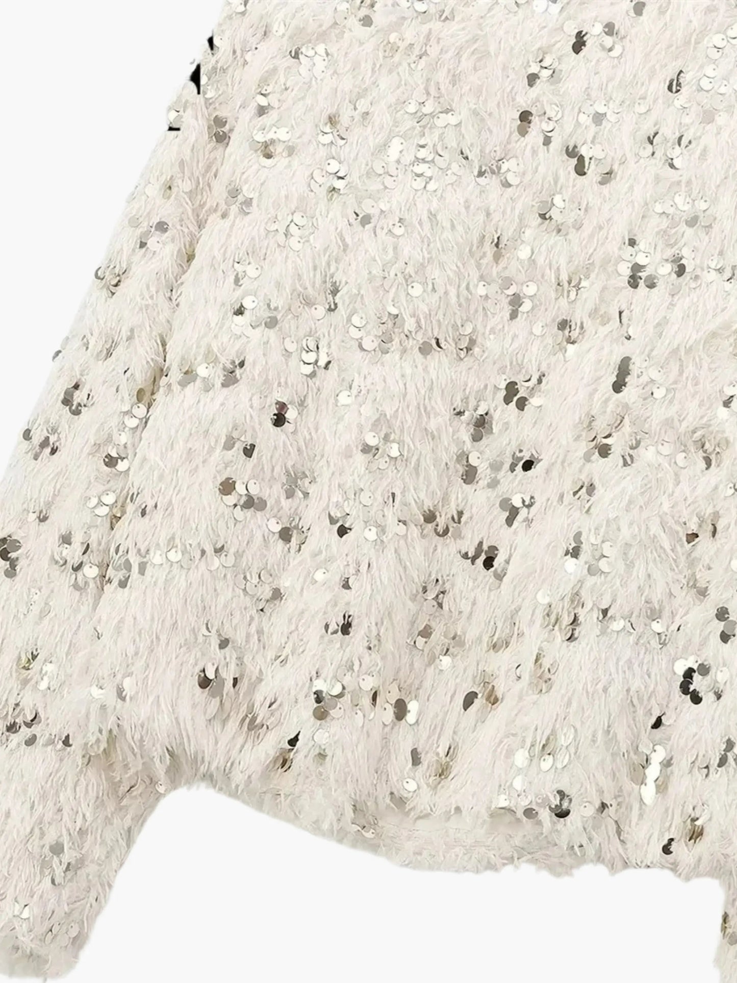 Damen Glitzer-Strickpullover Glamourös