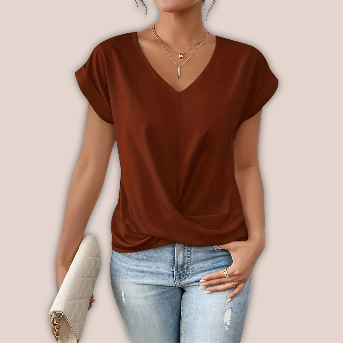 Damen Übergröße Bluse Vintage Stil