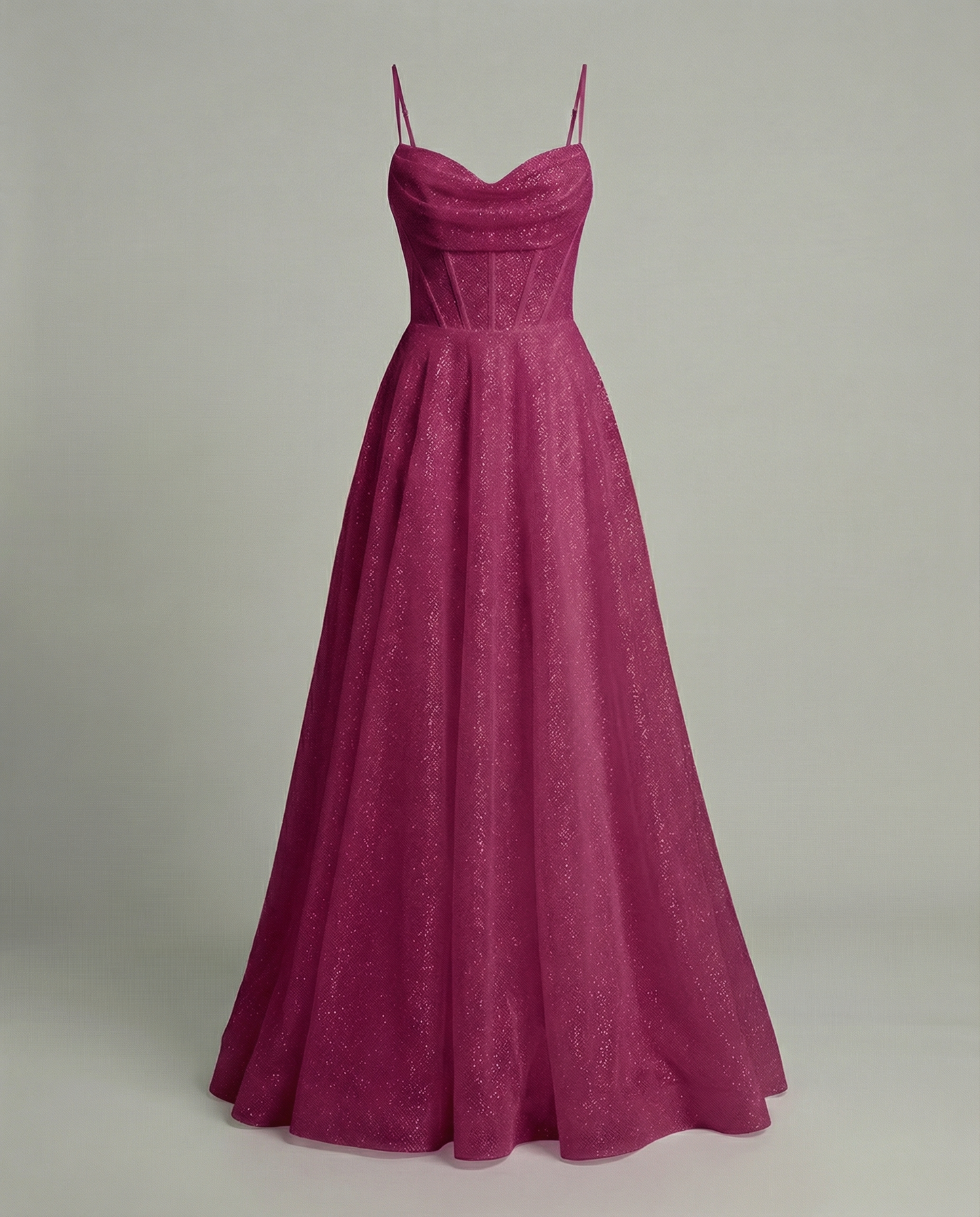 Damen Glitzer Ballkleid