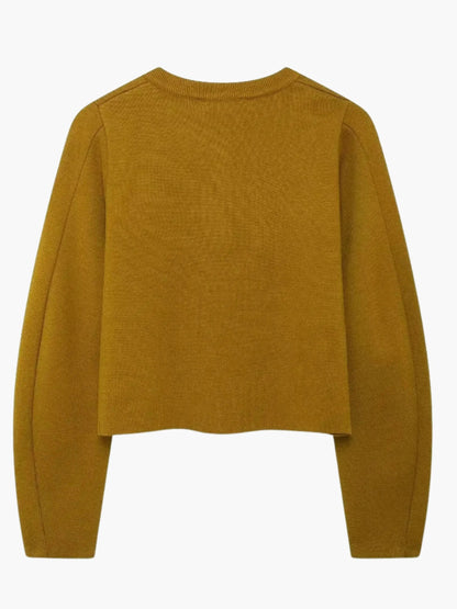 Damen Strickcardigan Gekürzt