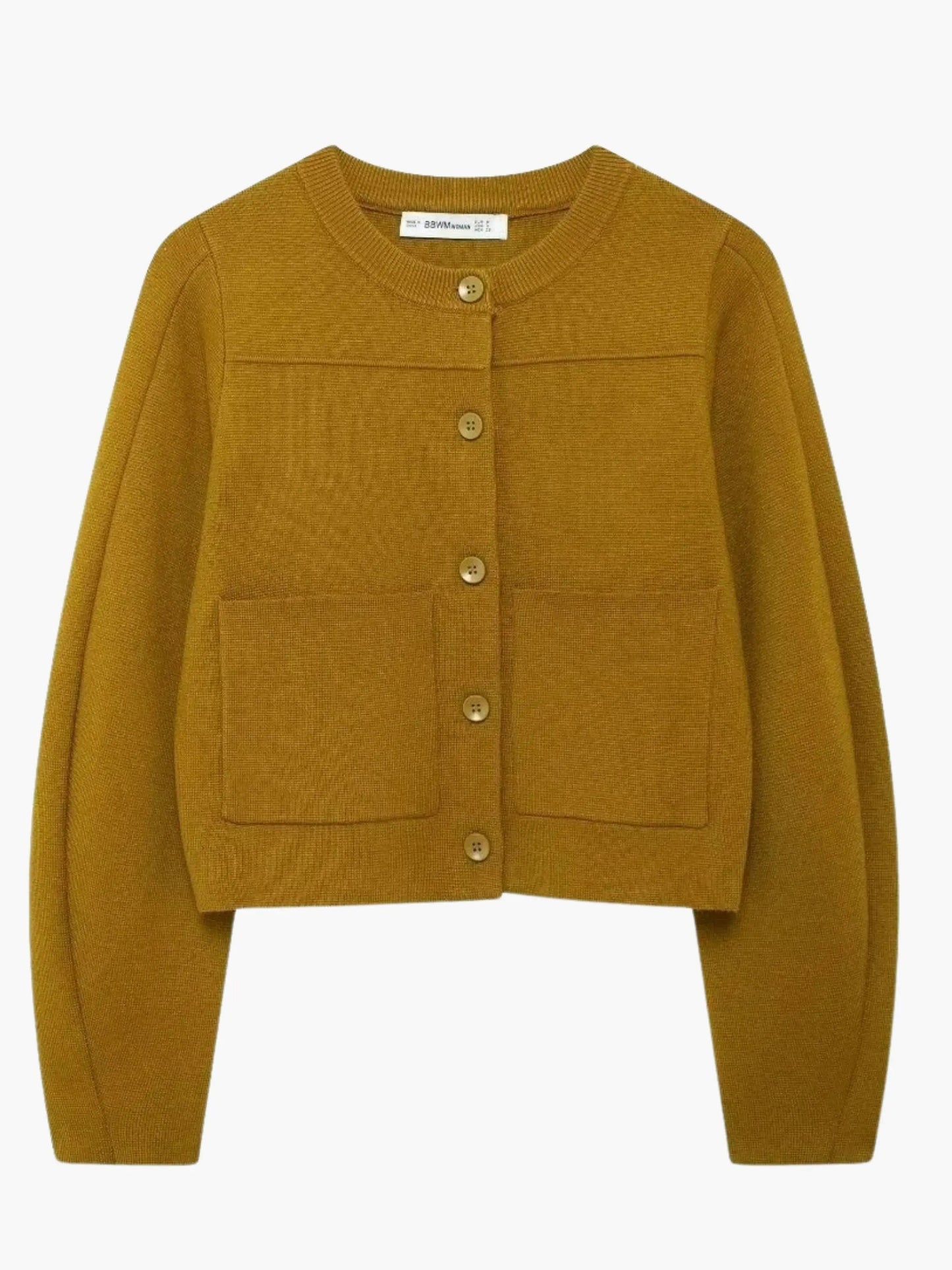 Damen Strickcardigan Gekürzt