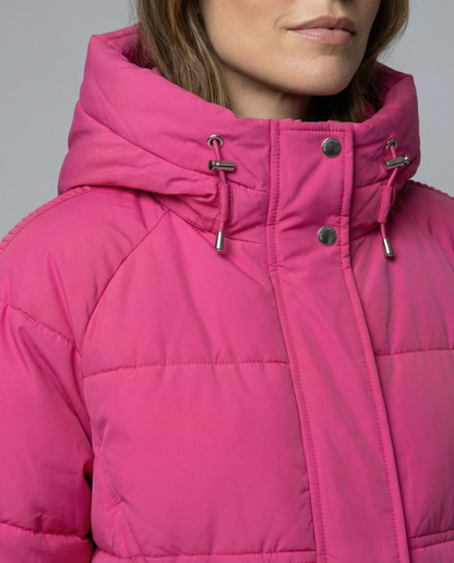 Warme Oversized Pufferjacke Damen Daunenfüllung