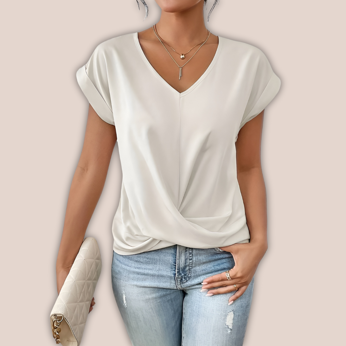 Damen Übergröße Bluse Vintage Stil - Eveloria