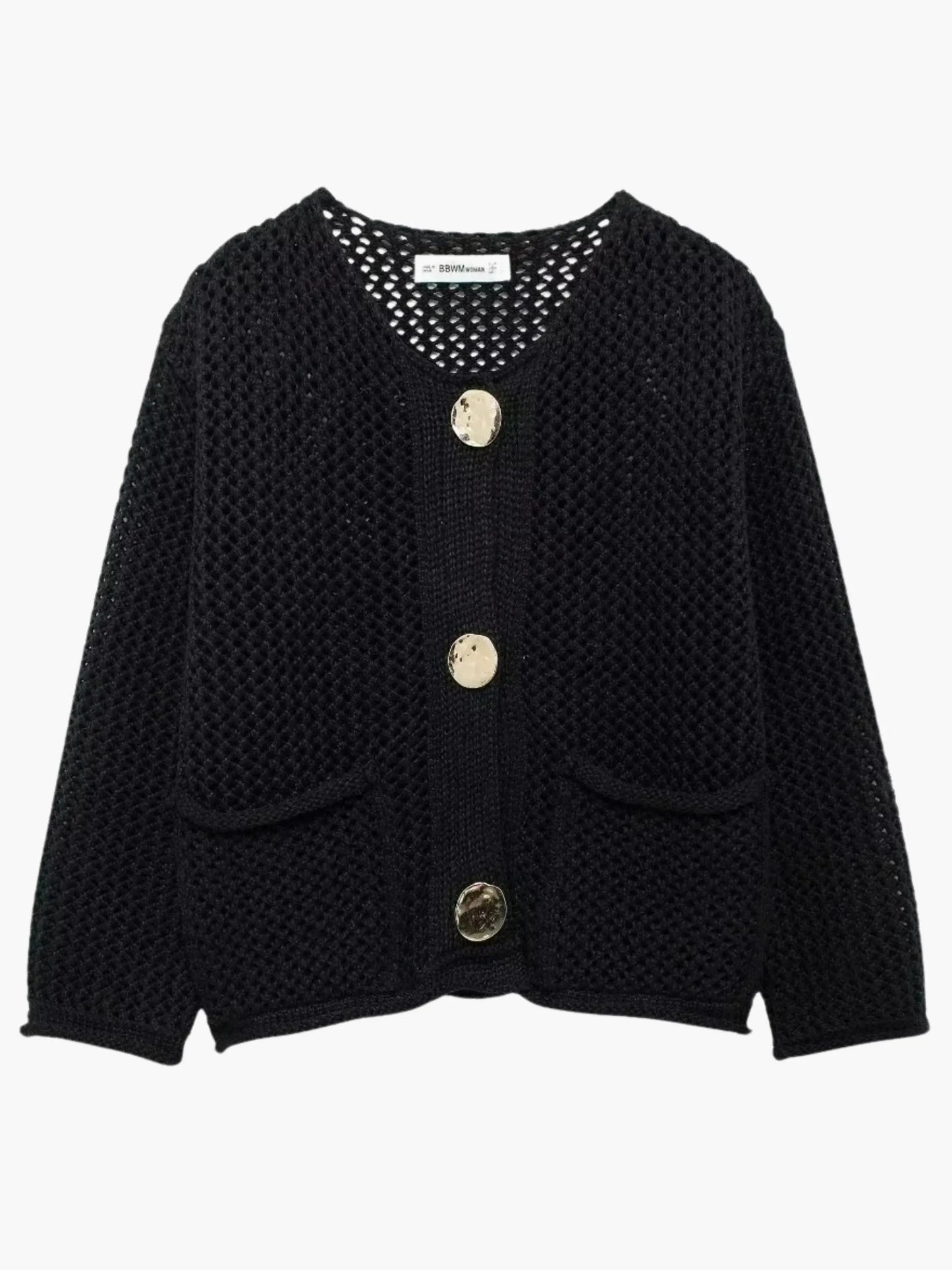 Lya Damen Grobstrick Strickjacke