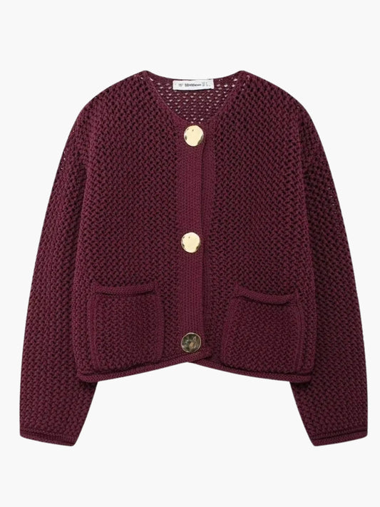 Lya Damen Grobstrick Strickjacke - Norvielle