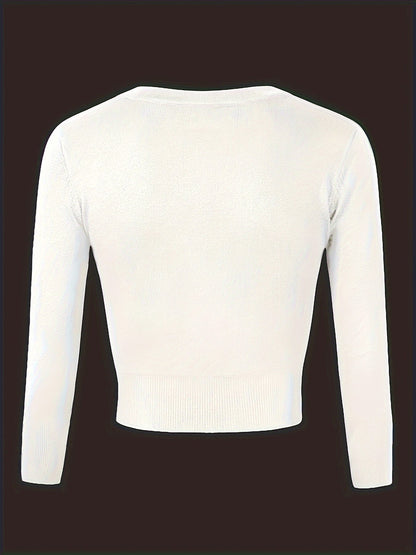 Eveloria Damen Bolerojacke Knopfverschluss