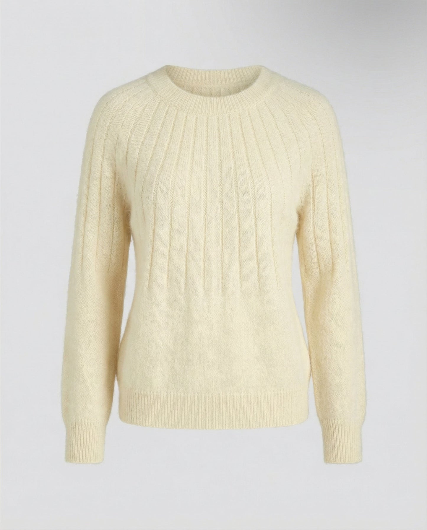 Damen Strickpullover Fluffig
