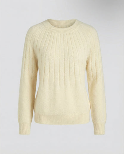 Damen Strickpullover Fluffig