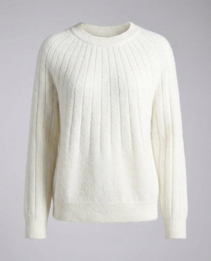 Damen Strickpullover Fluffig
