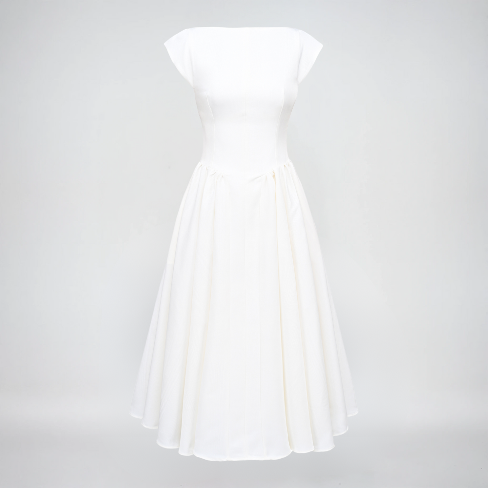 Eveloria Damen Midi Kleid Lucia