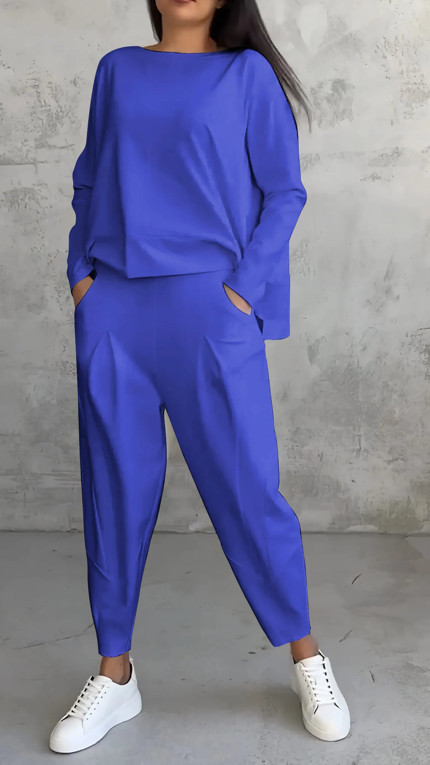 Damen Zweiteiliges Set Relaxed Fit Lässig