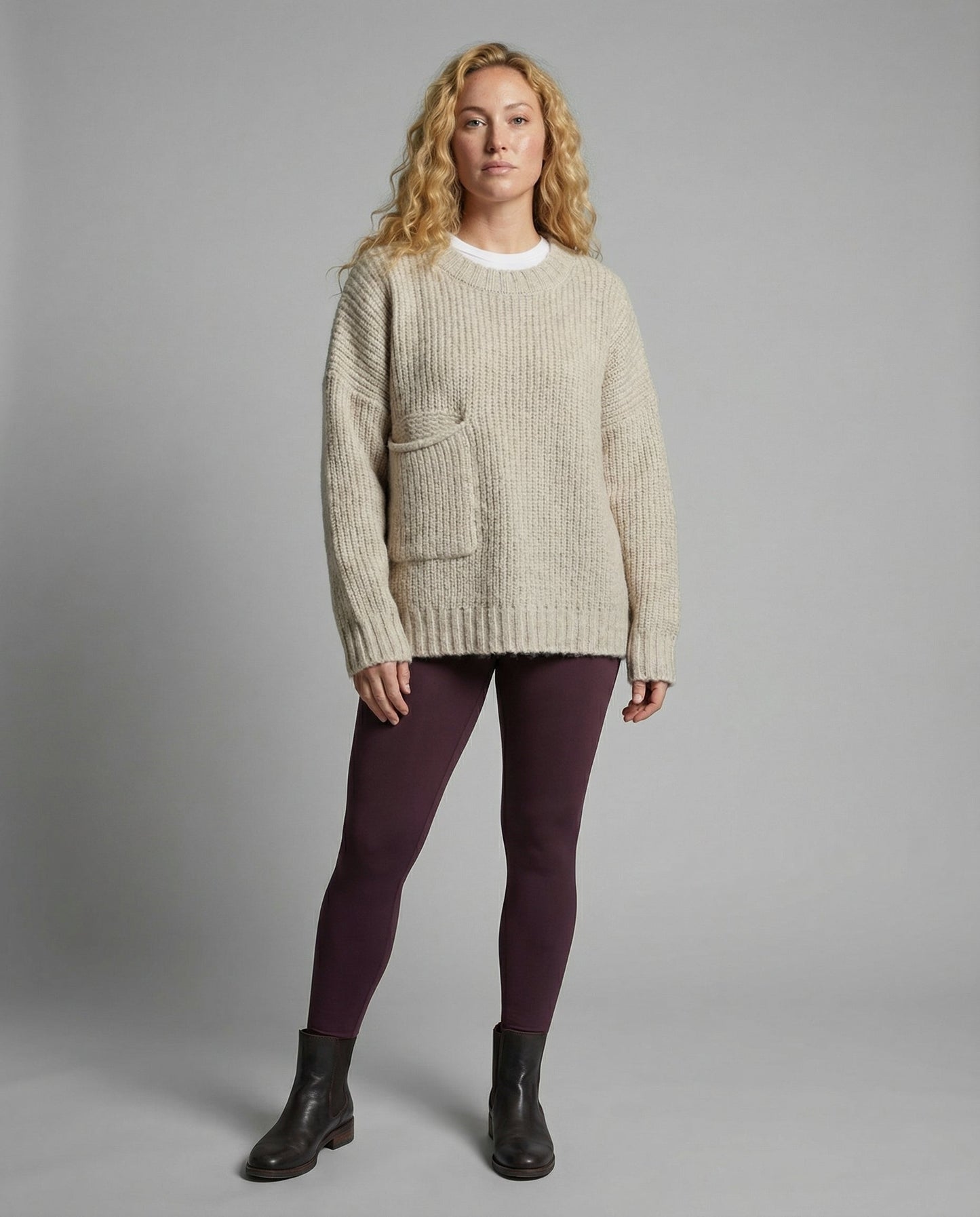 Damen Oversize Pullover Bequem