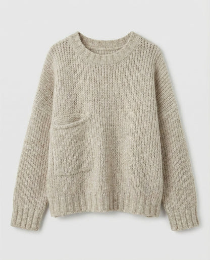 Damen Oversize Pullover Bequem