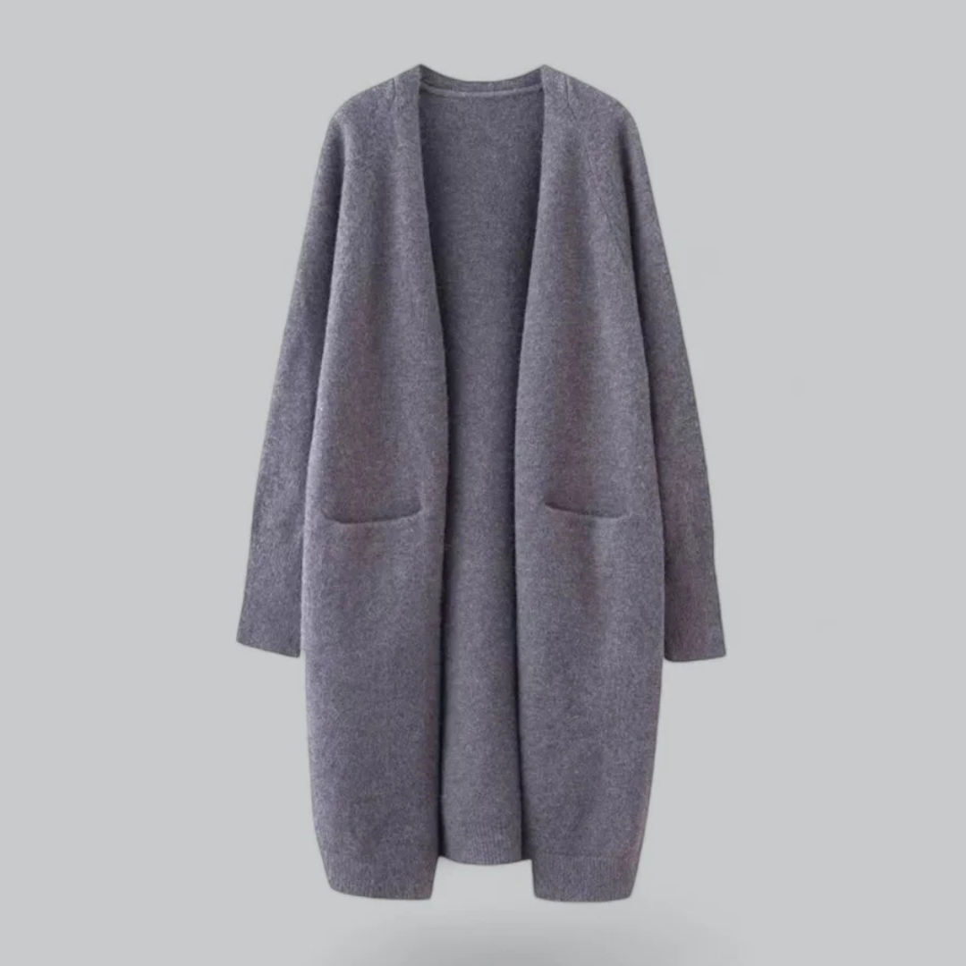 Eveloria Damen Strickjacke Lang Weich