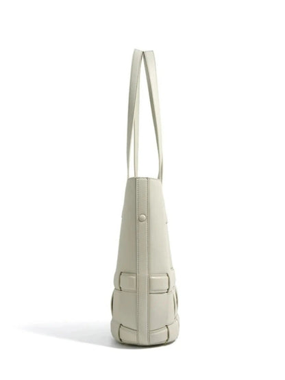 Geflochtene Damen Ledertasche