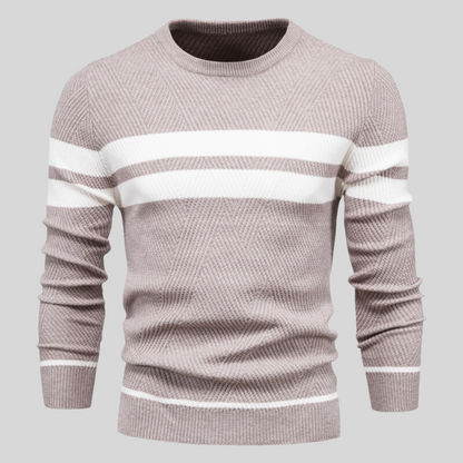Bruno Herren Baumwollpullover Warm Beige