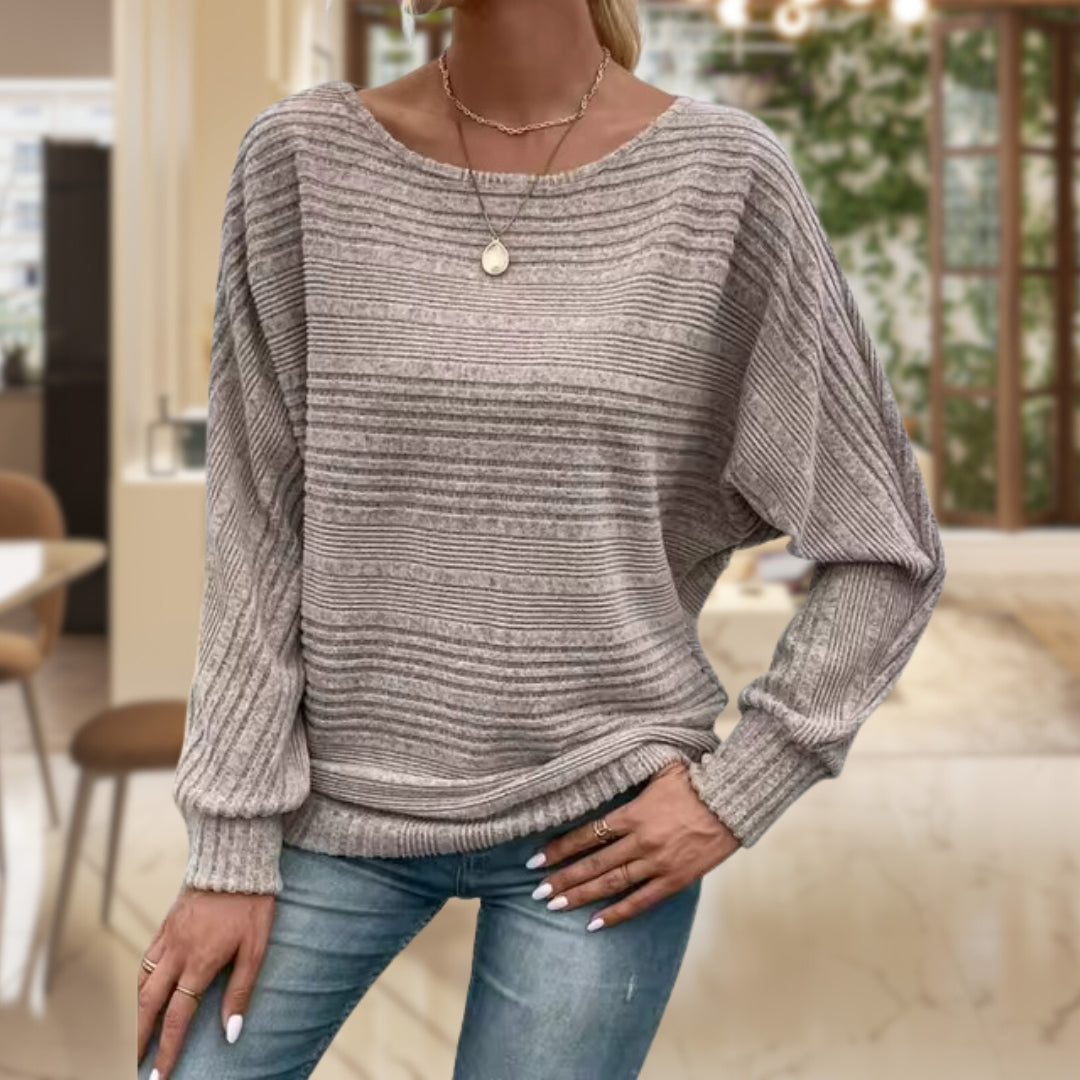 Damen Bequemer warmer Pullover
