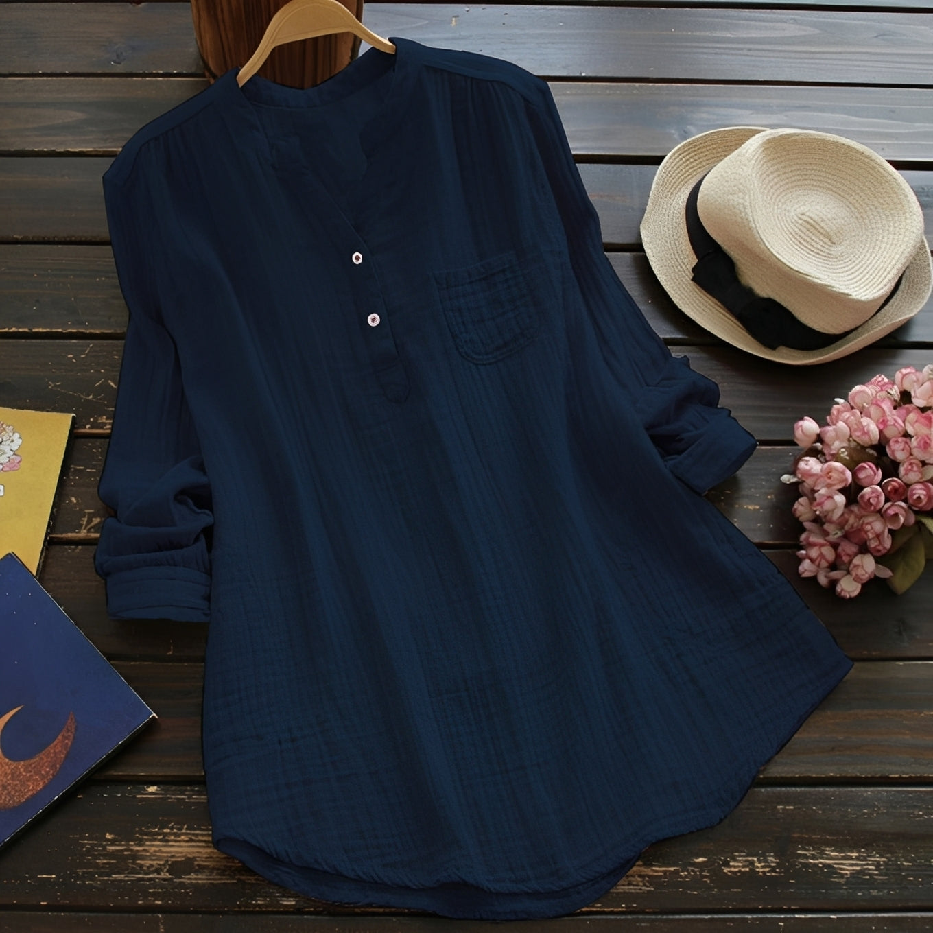 Damen Bluse Lockere Alltagsbluse Zeitlos