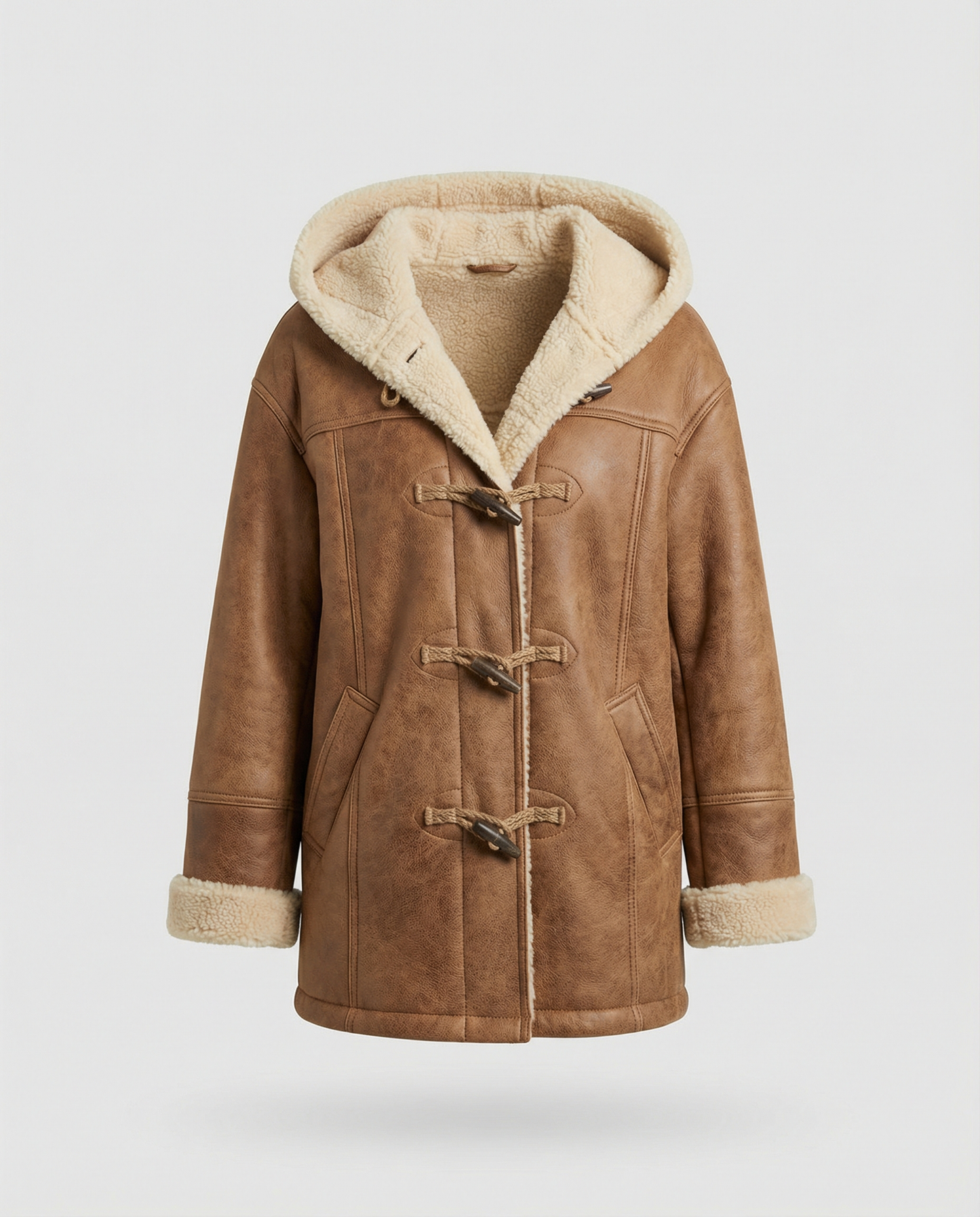 Eveloria Damen Kapuzenjacke Dicker Stoff