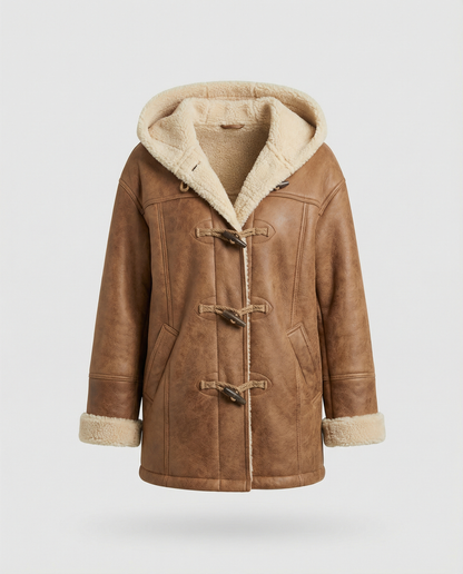 Eveloria Damen Kapuzenjacke Dicker Stoff