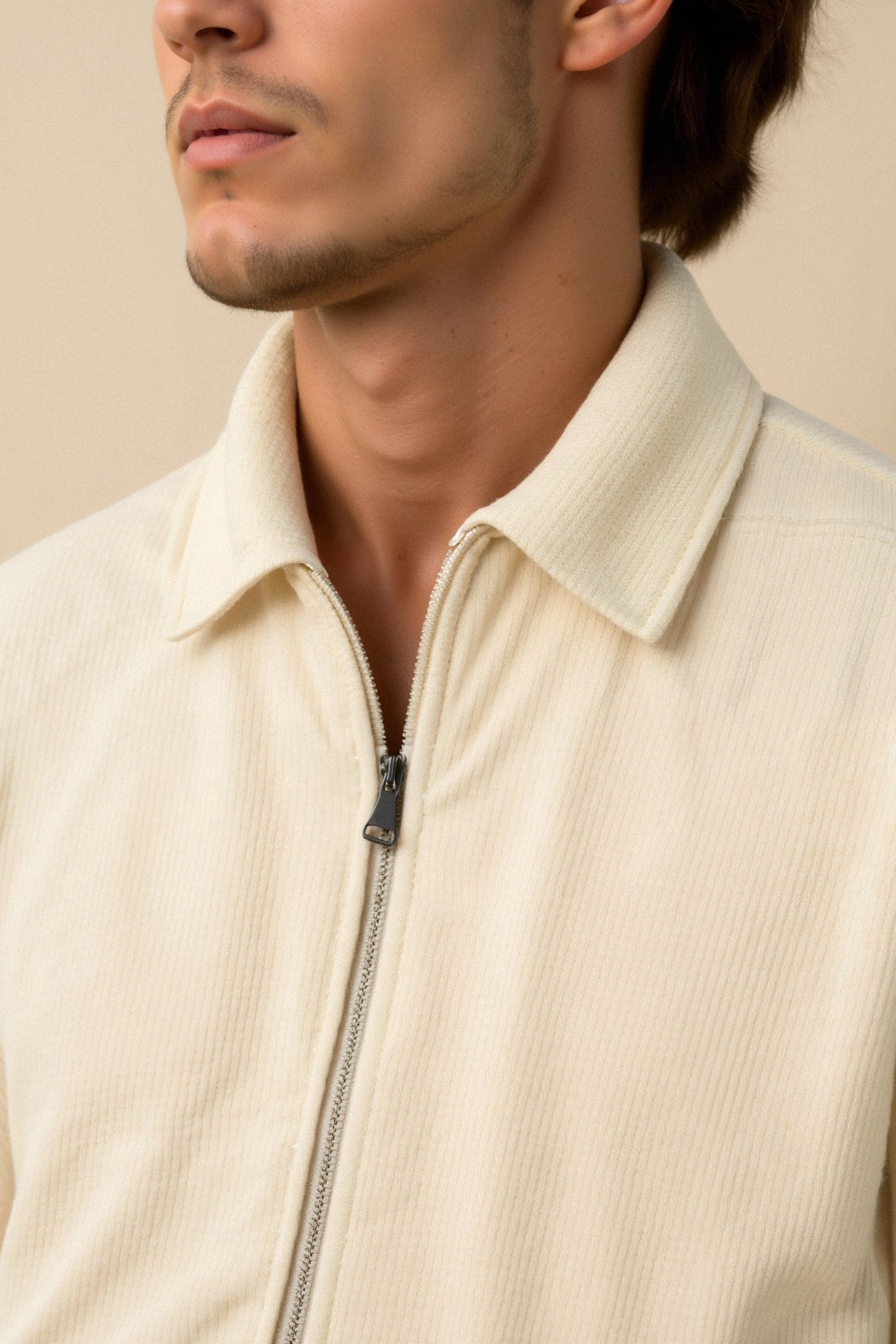 Herren Jacke Beige Giovanni Stilvoll
