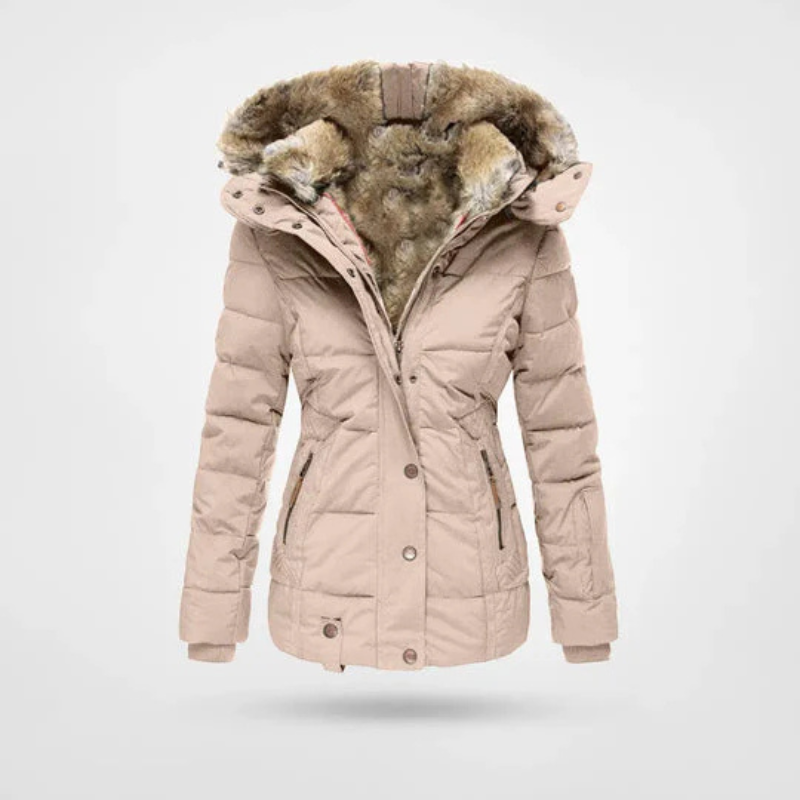 Eveloria Damen Winterjacke Gefüttert Kapuze
