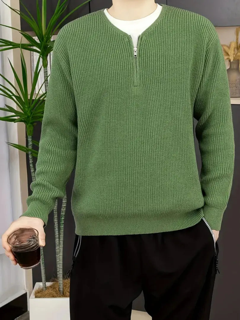 Eveloria Herren Gestreifter Pullover