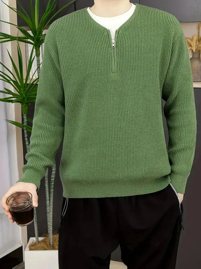 Eveloria Herren Gestreifter Pullover