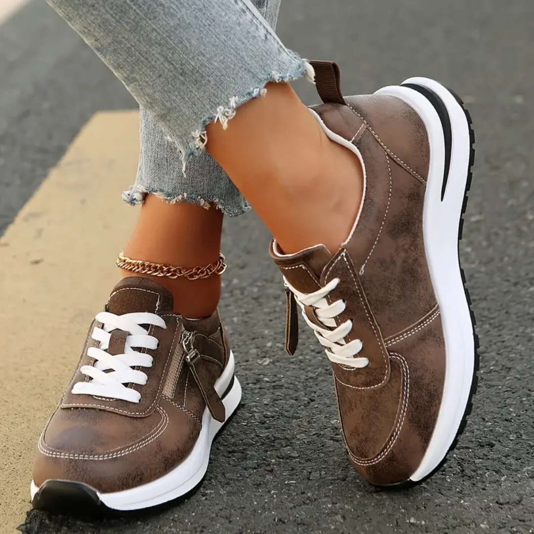 Eveloria Damen Orthopädische Sneaker Komfortschuhe