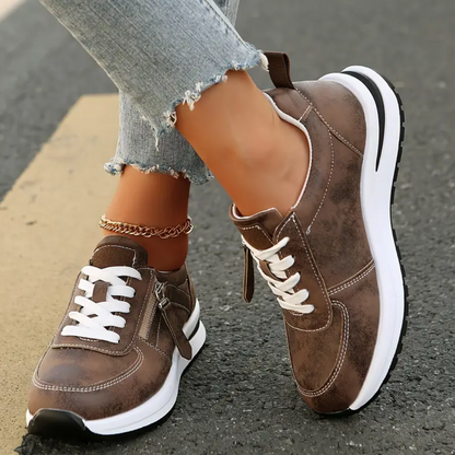 Eveloria Damen Orthopädische Sneaker Komfortschuhe