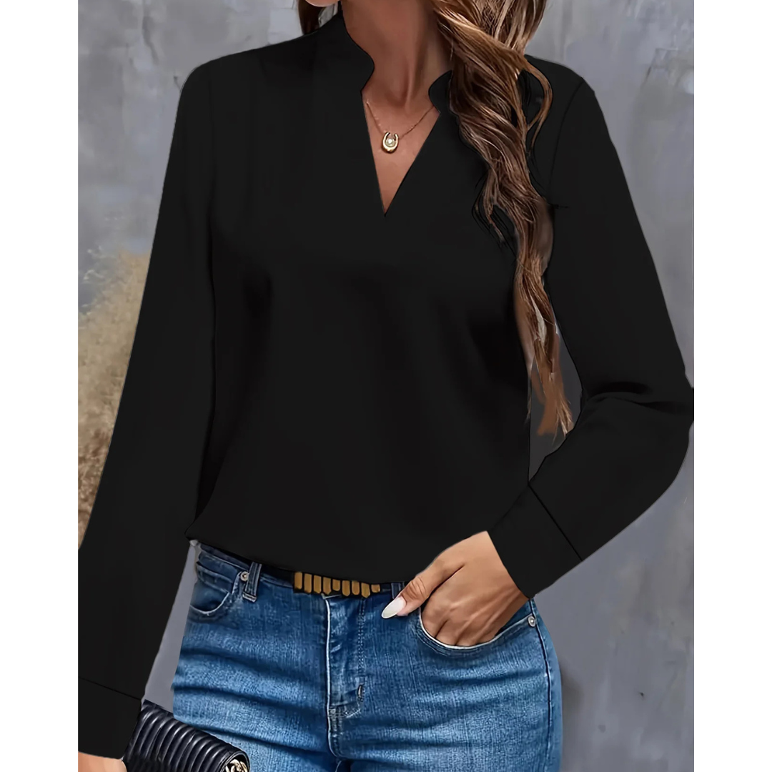 Damen Langarmbluse Elegant