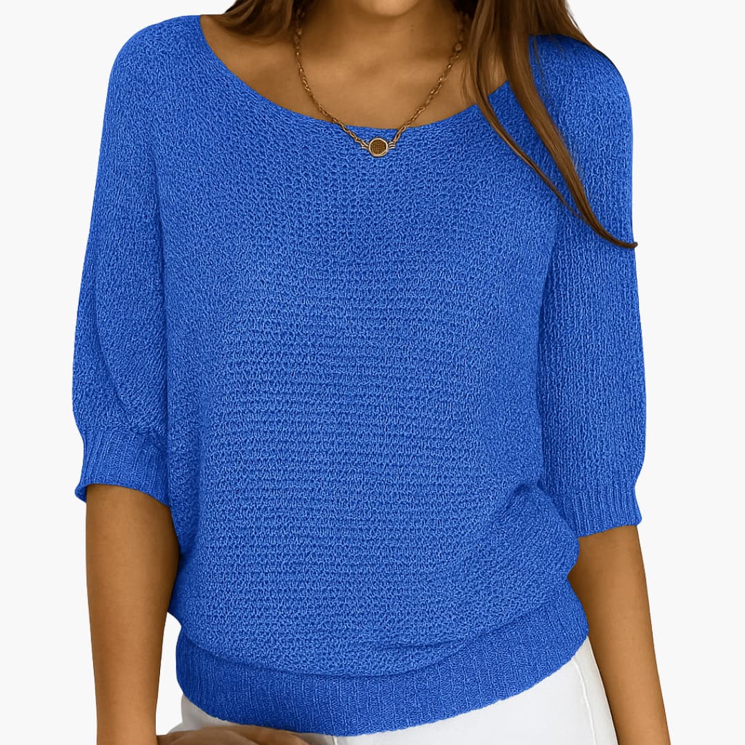 Damen Strickbluse Elegantes Design