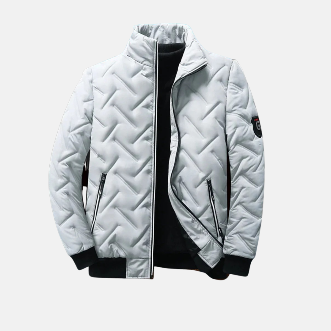 Eveloria Damen Steppjacke Isoliert Hochkragen Reißverschlusstaschen