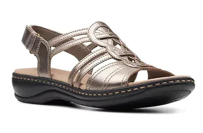 Eveloria Damen Flache Strandsandalen Bequem Leder Braun