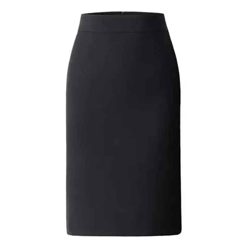 Eveloria Damen Maxi-Rock Schlitz Hinten Ohne Gürtel