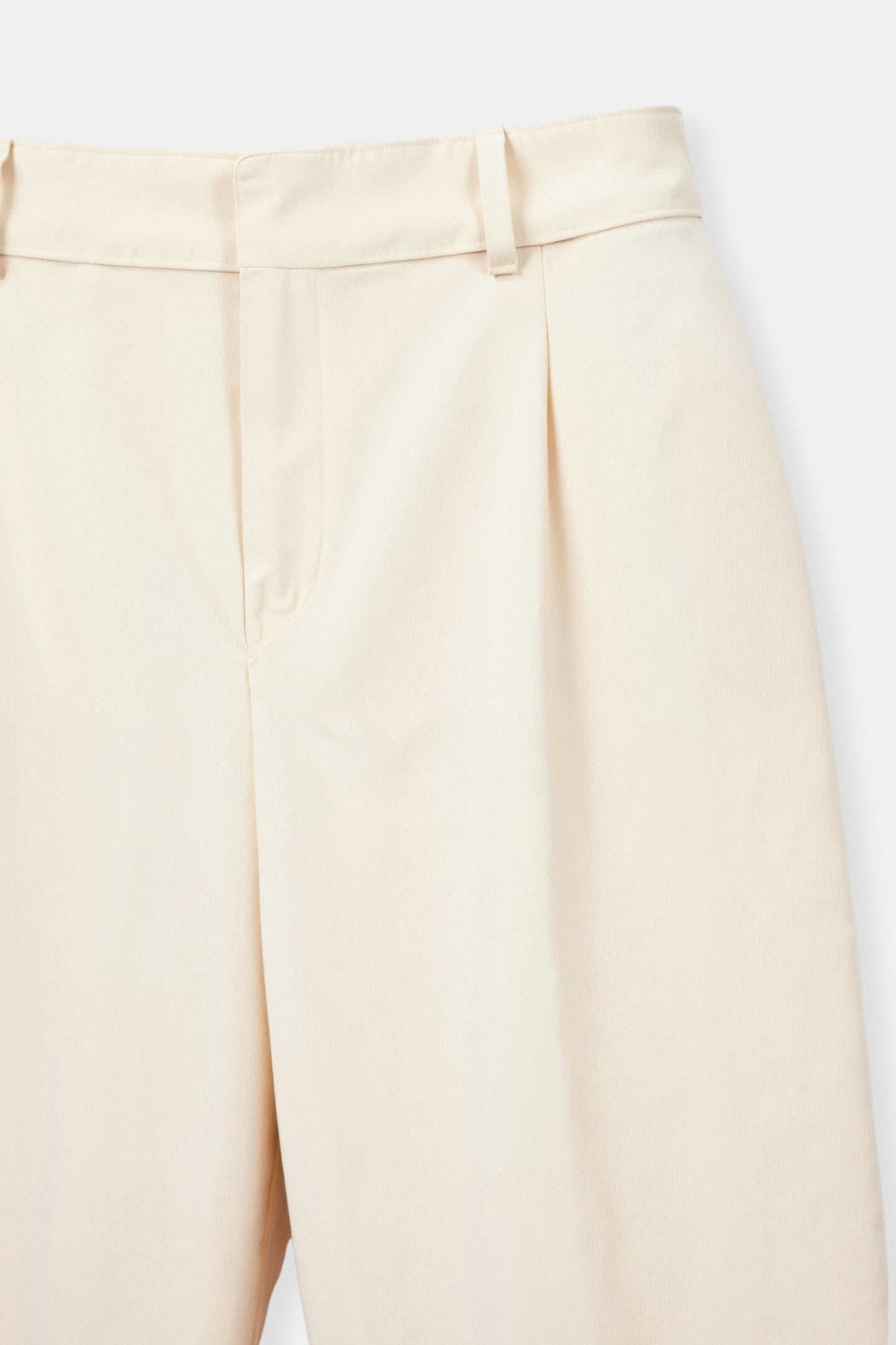 Damenhose Weit Schnitt Bundfalten Elegant