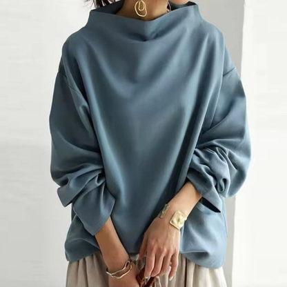 Damen Oversized Rollkragenpullover