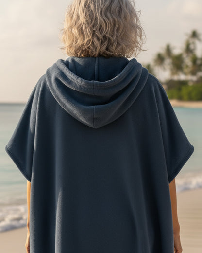 Damen Sommerponcho Kleid Strandmode Leicht