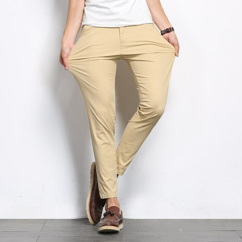 Damen Chinos Moderne SlimFit Beige