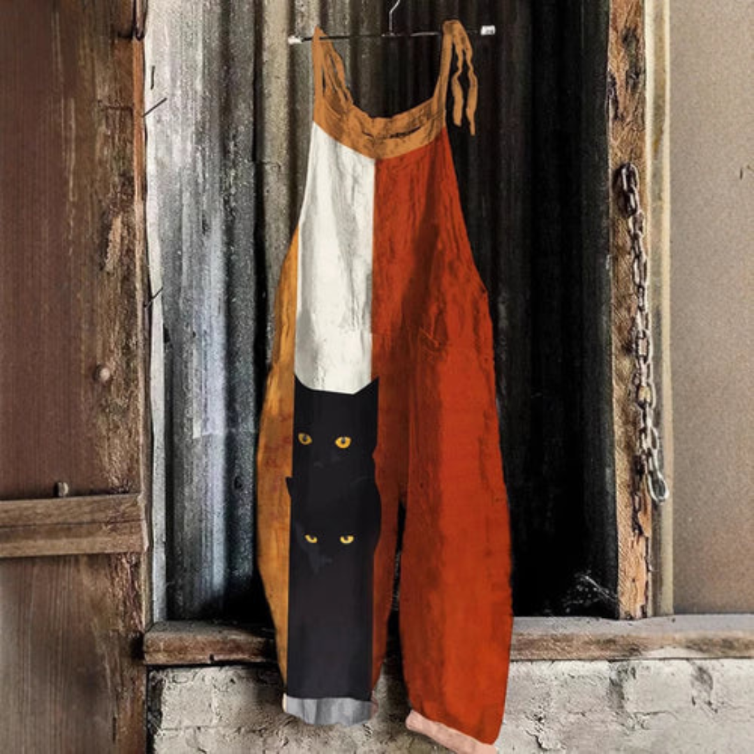 Damen Jumpsuit Vintage-Stil Elegant