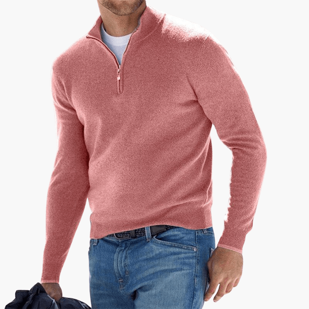 Herren Pullover Mit Reißverschluss