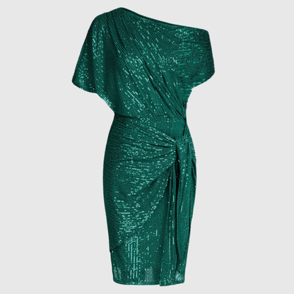 Damen Paillettenkleid Elegantes Bodycon Kleid Glitzer