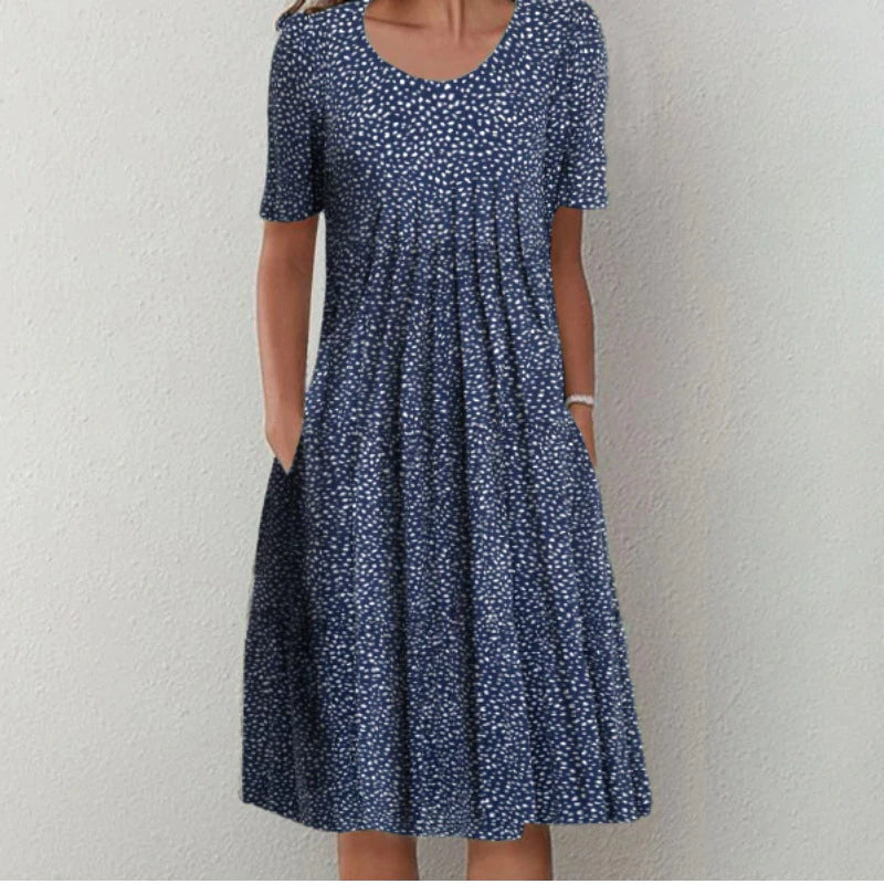 Eveloria Damen Baumwollkleid Elegant