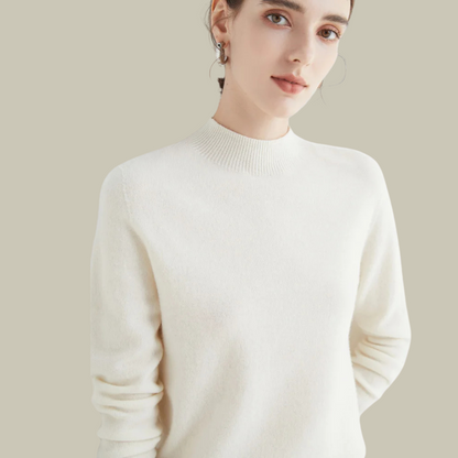 Damen Rollkragenpullover Merinowolle Winter