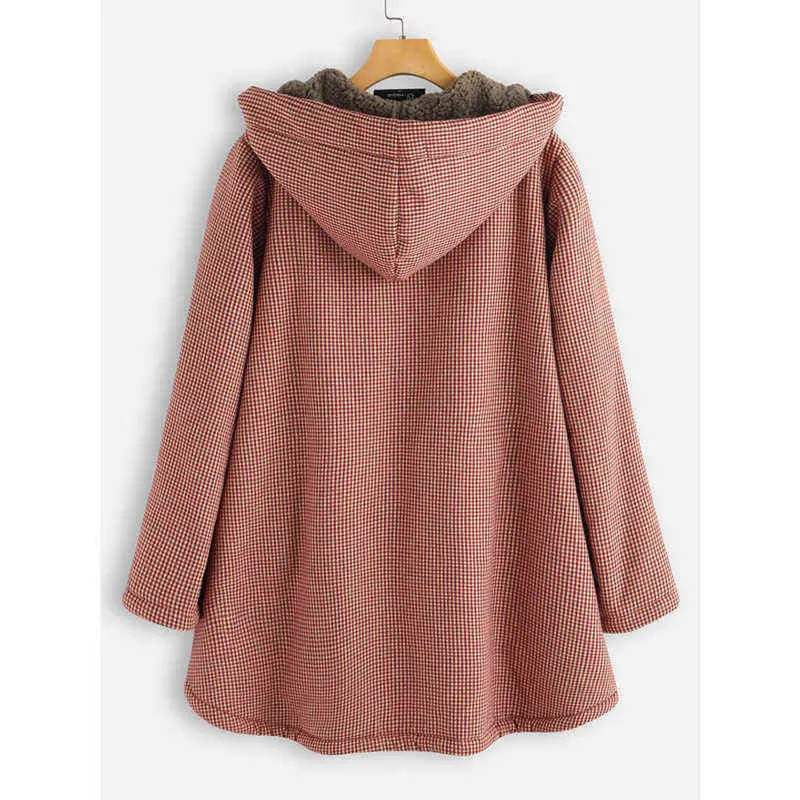 Eveloria Damen Winterjacke Gefüttert Mit Kapuze