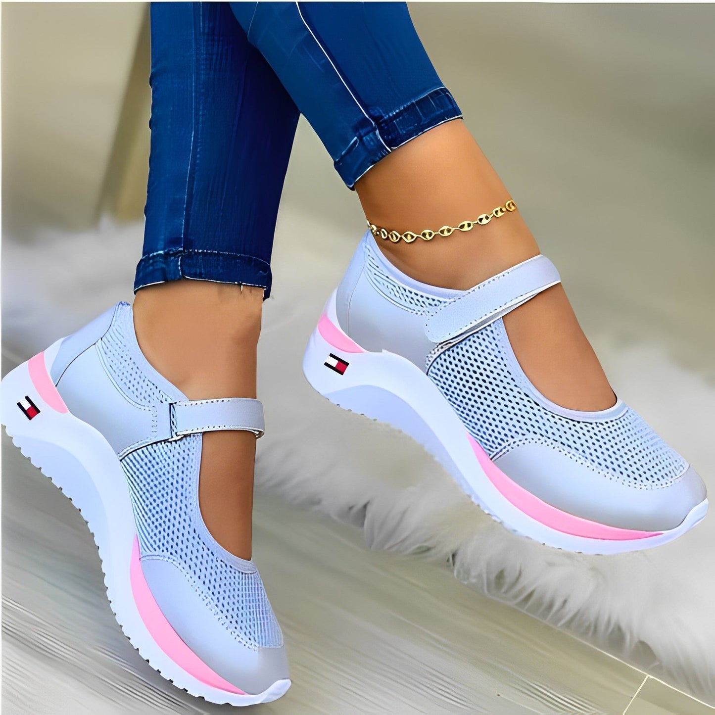 Eveloria Damen Orthopädische Schuhe Leichtes Mesh