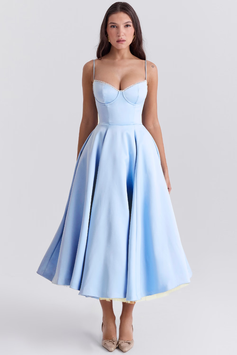 Eveloria Damen Schlankmachendes Abendkleid