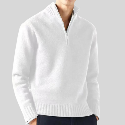 Herren Pullover Halbreißverschluss