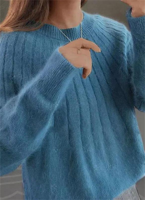 Eveloria Damen Strickpullover Bunt - Eveloria